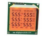 L'écran orange de panneau d'affichage à cristaux liquides de la couleur LED a adapté le segment aux besoins du client 3.3V monochrome de FSTN