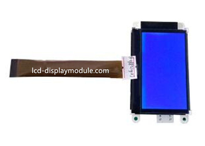 Module fait sur commande négatif d'affichage à cristaux liquides du bleu LED de STN, module d'affichage à cristaux liquides de la résolution 128x64 de DENT